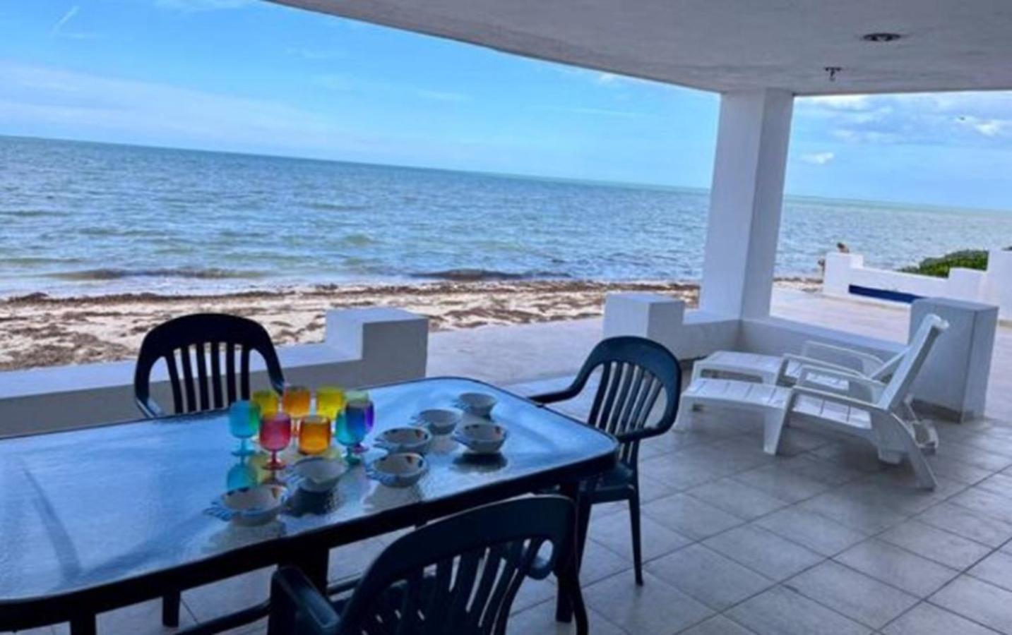 Don Lalo, Family Villa With Sandy Beach At Your Feet. Progreso  Ngoại thất bức ảnh