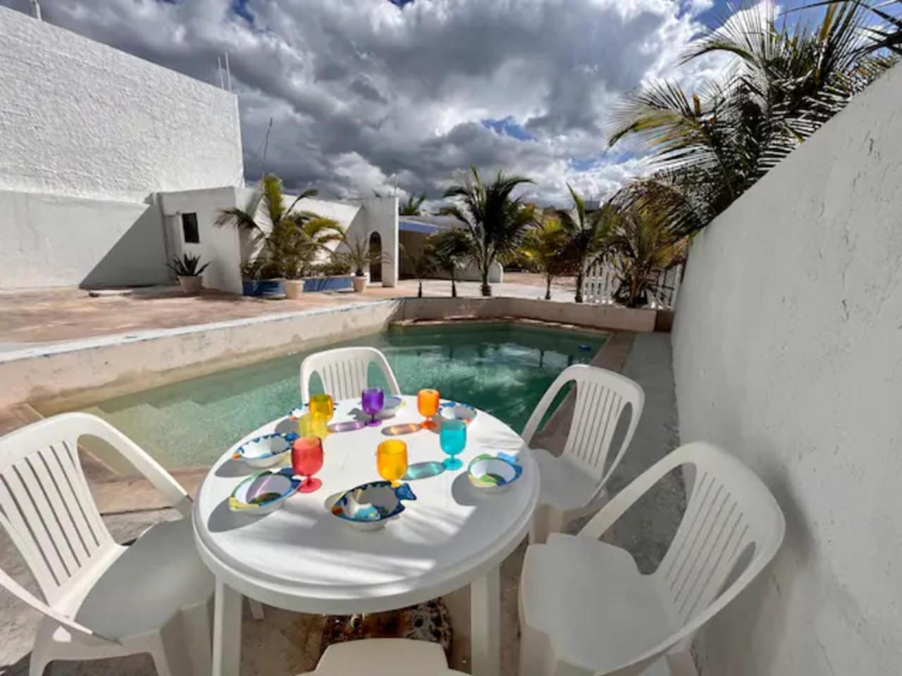 Don Lalo, Family Villa With Sandy Beach At Your Feet. Progreso  Ngoại thất bức ảnh